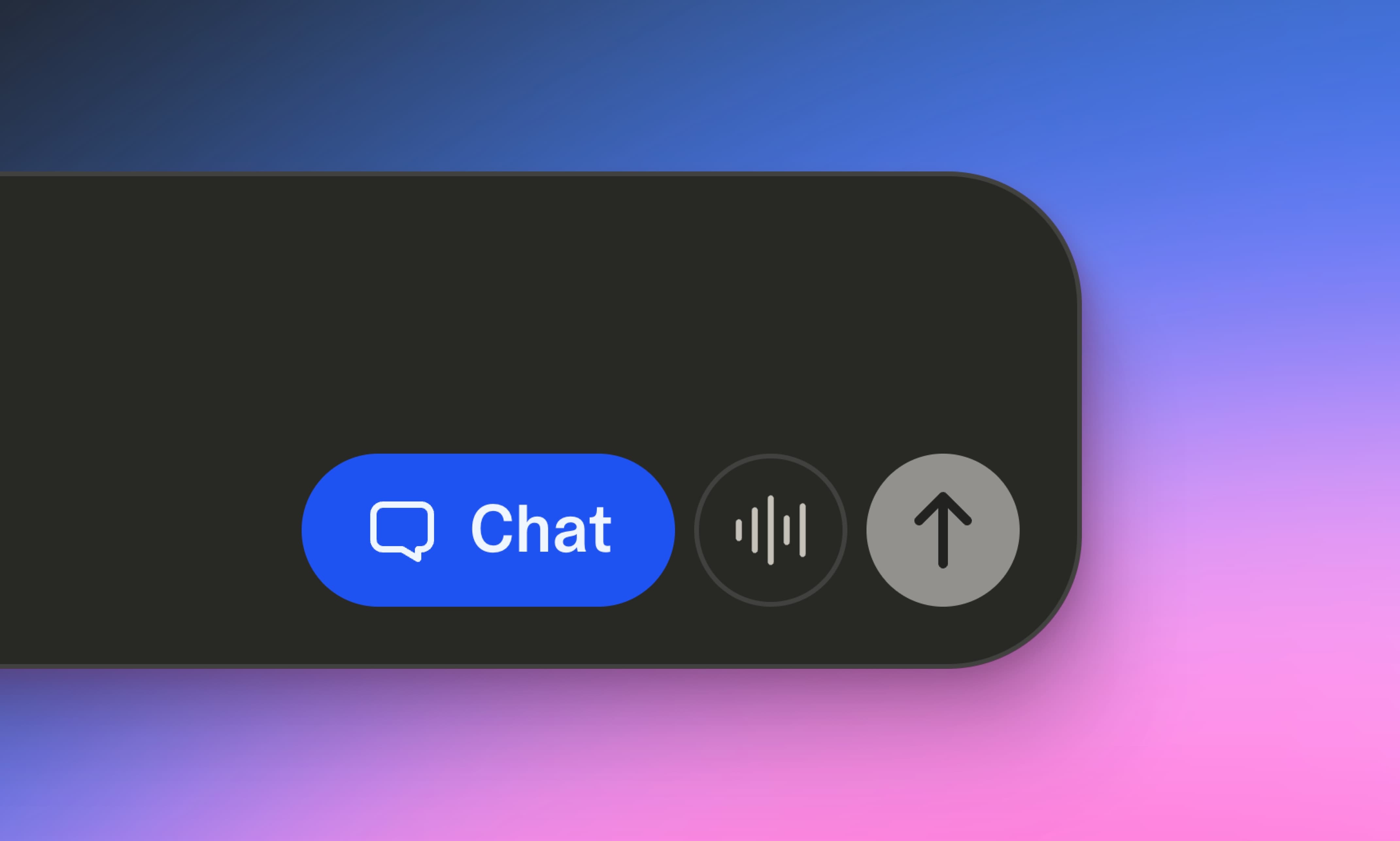 Chat mode in prompt box for generating a new Lovable app